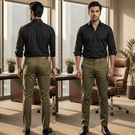Cotton Twill Chino Pant for Men – Office & Smart Casual Wear For Summer