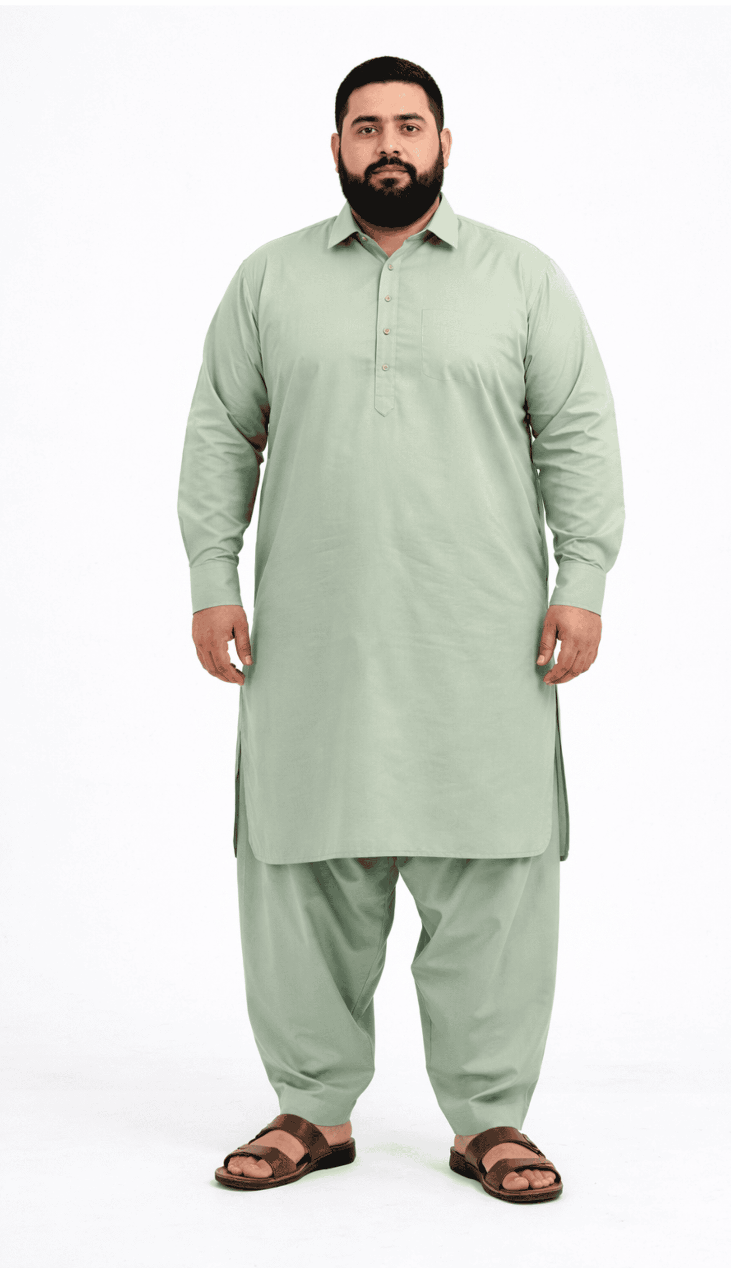 Men’s Classic Wash & Wear Shalwar Kameez – Premium Traditional Suit