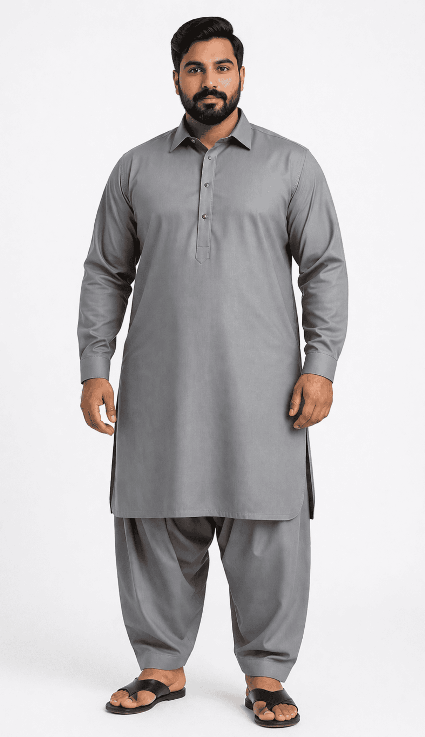 Men’s Classic Wash & Wear Shalwar Kameez – Premium Traditional Suit