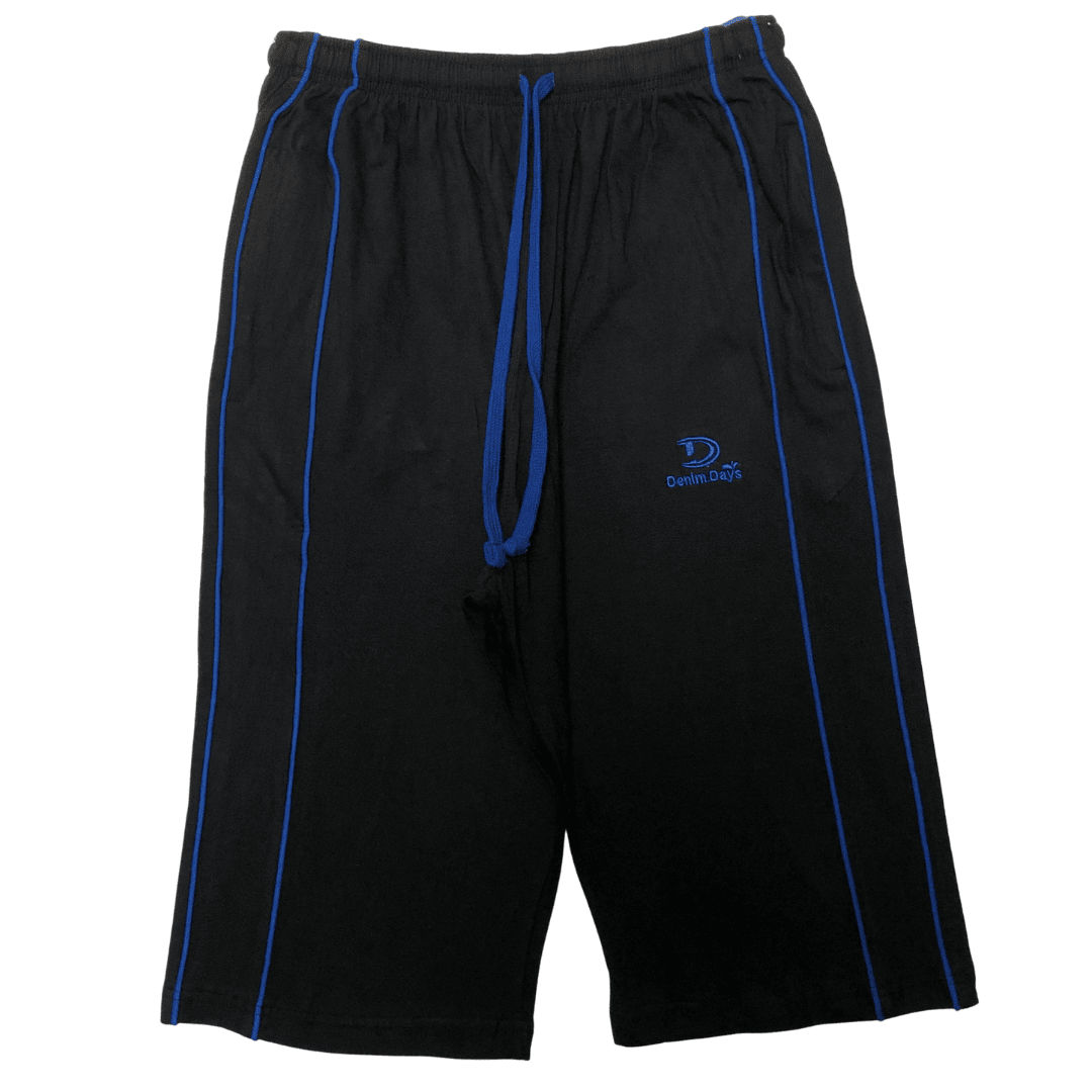 Men’s Summer Jersey 3 Quarter Shorts – Loose Fit, Soft & Stylish Everyday Wear