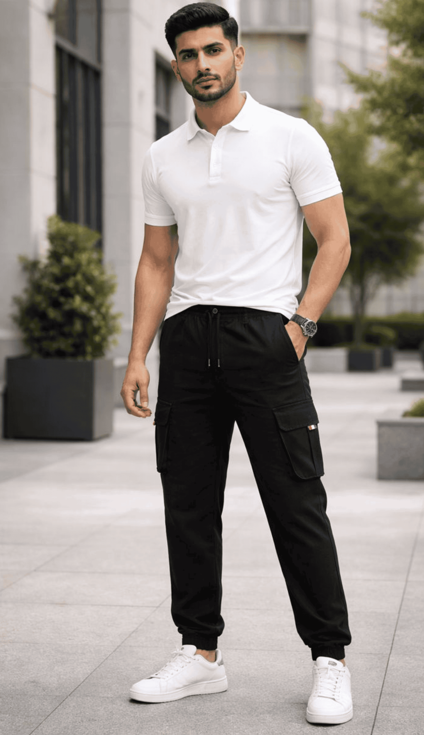 6 Pockets Cargo Pants Comfort Cotton Twill Fabric and Trendy Style For Unisex