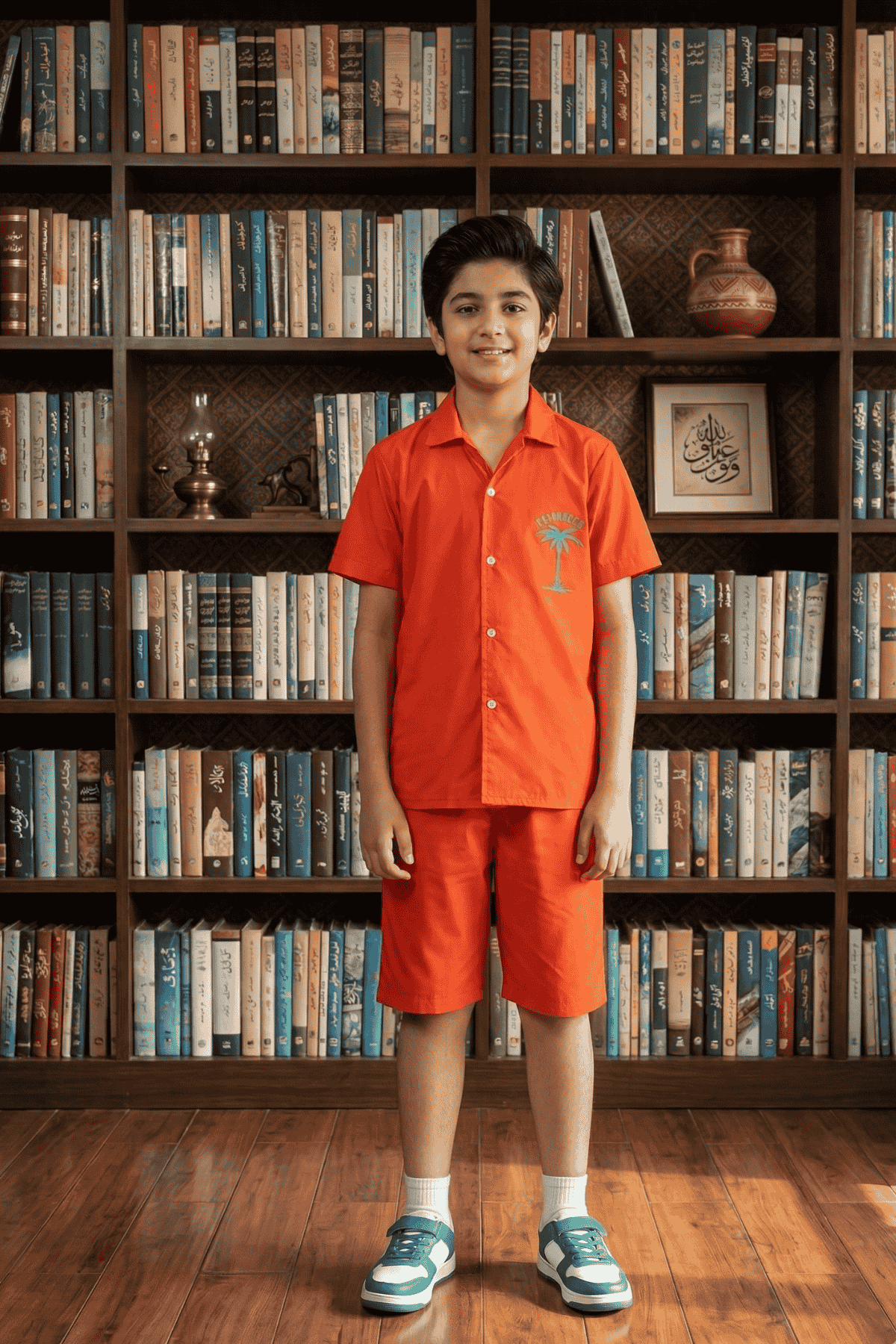 Boys Trendy Printed Shirt & Shorts Set– Comfortable Summer Outfit (Limited Stock Available Hurry to Buy)