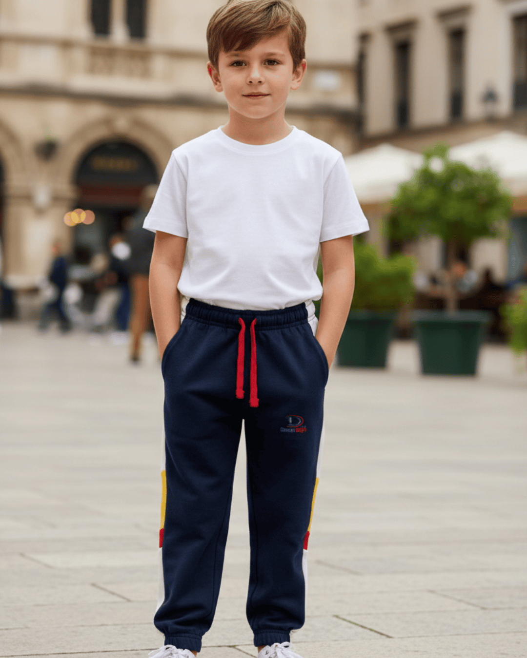 Boy's & Girl's Cotton Terry Cargo Jogger Pants | Play & Casual Wear