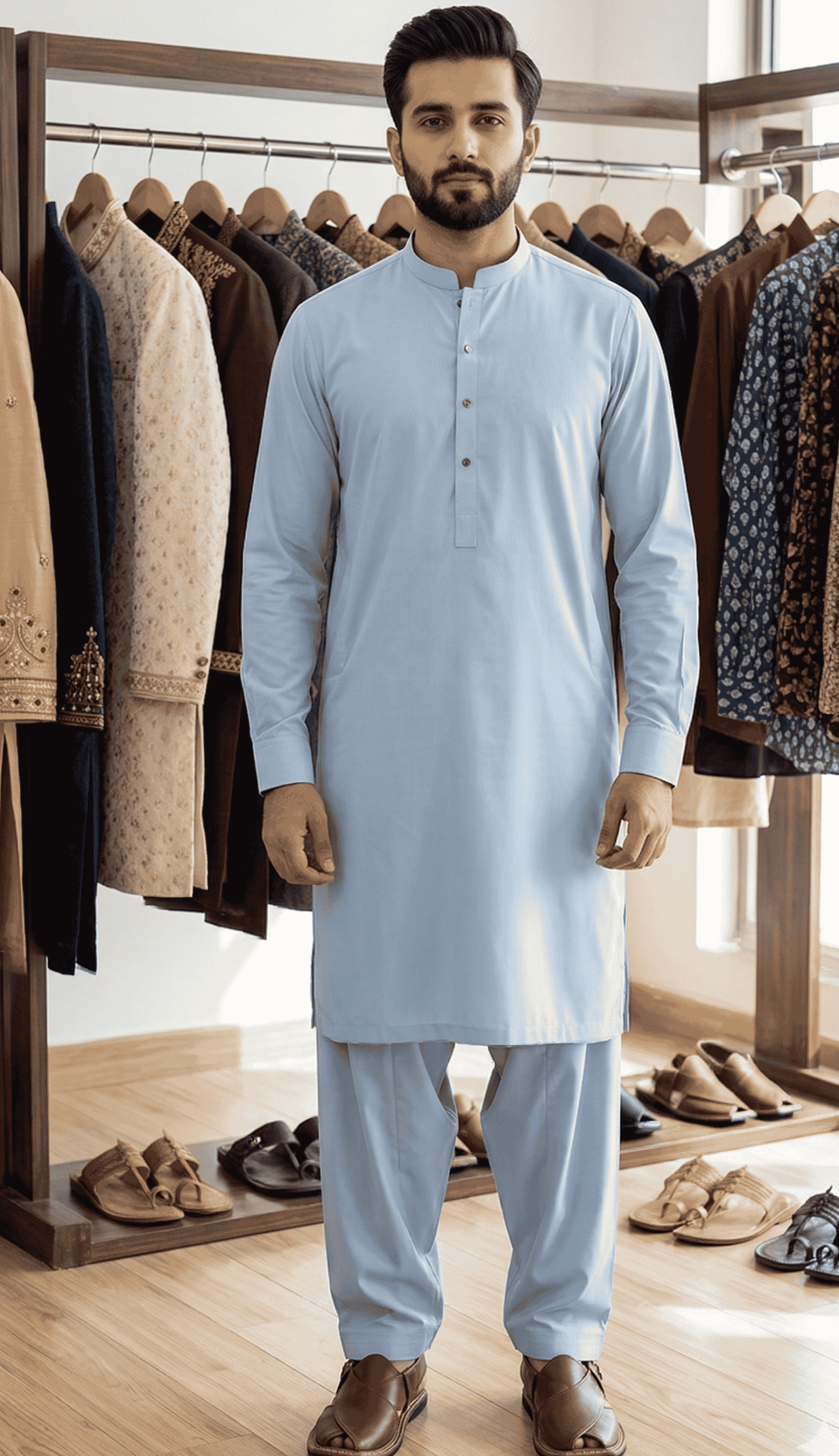 Men's Ban Kameez Shalwar – Luxury Wash & Wear