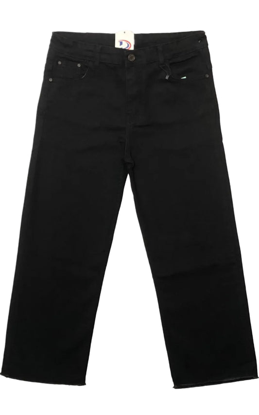 Girls Jet Black jeans with a brand label on a white background
