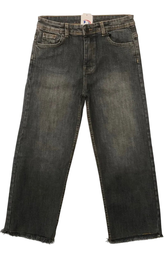 Light Black jeans on a white background