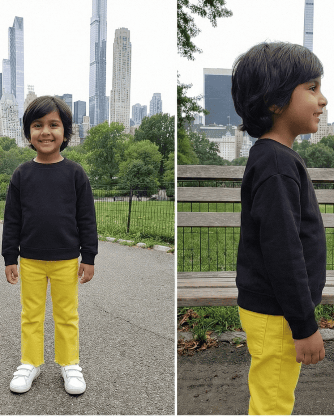 Girl’s Yellow Denim Jeans – Trendy & Comfortable Fit