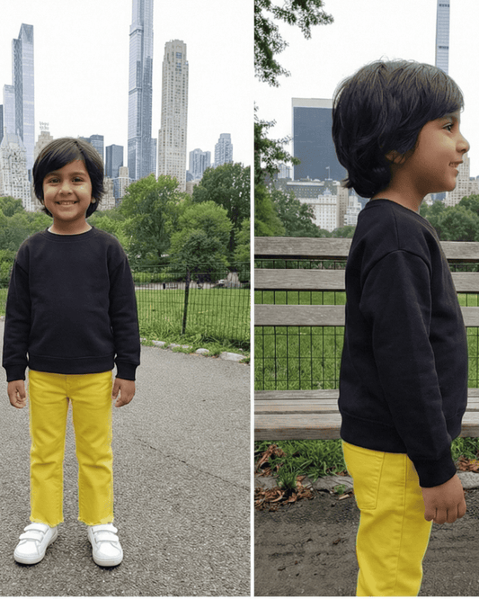 Girl’s Yellow Denim Jeans – Trendy & Comfortable Fit