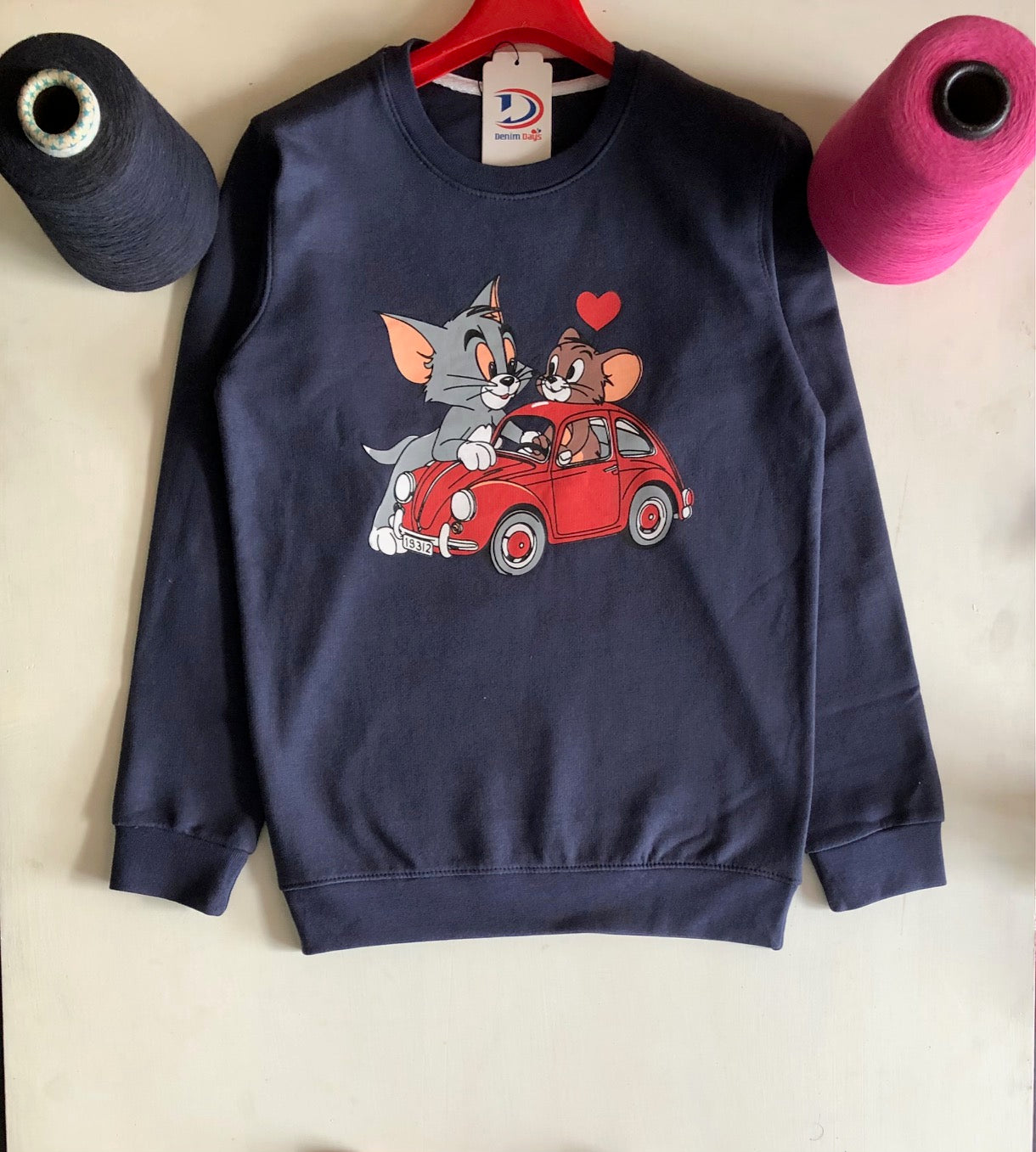 Boy's & Girl's Printed Winter Crew Sweat