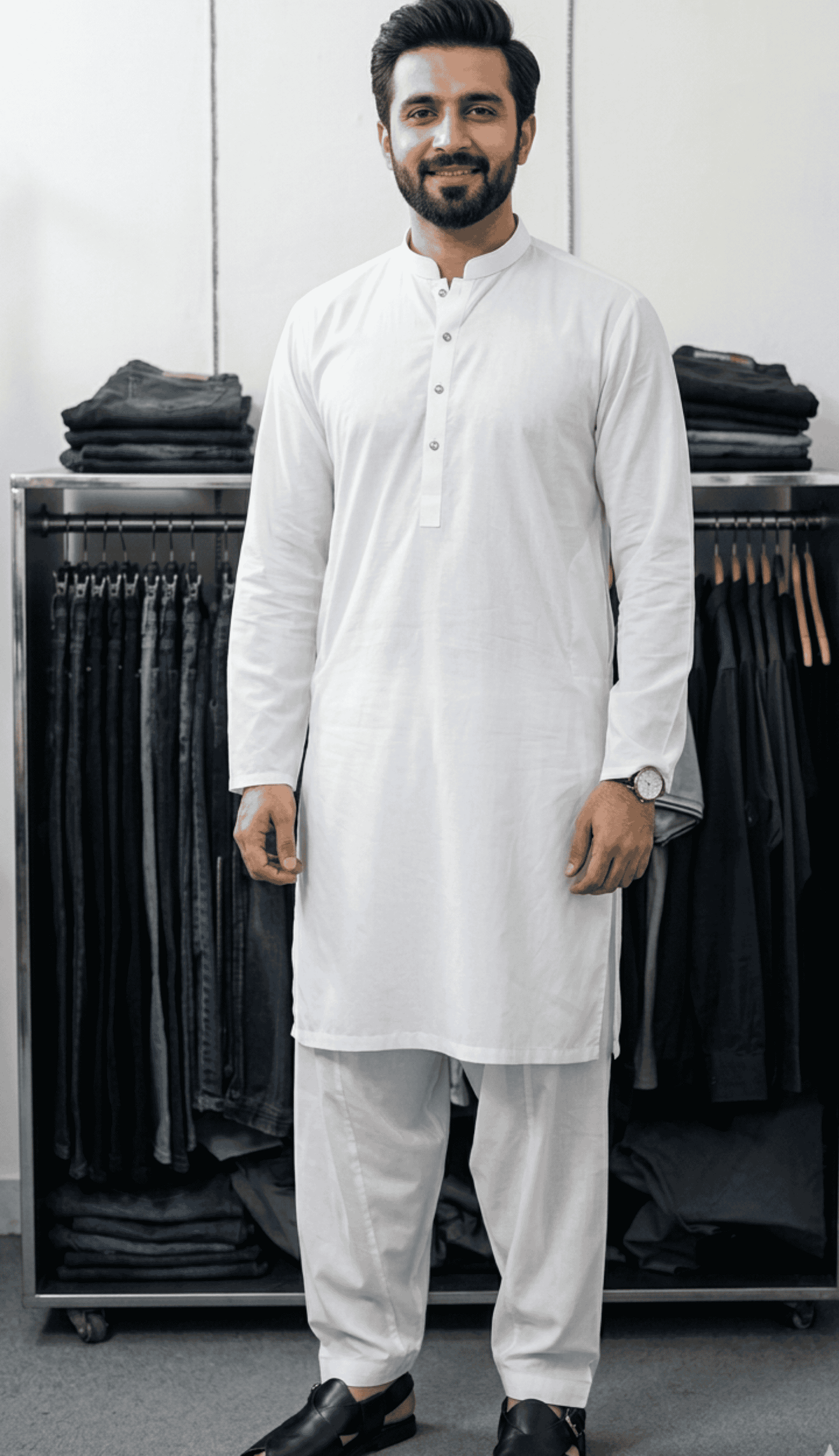 Low Cost Men Cotton Kurta Shalwar – Lightweight Summer Wear for Casual Wear