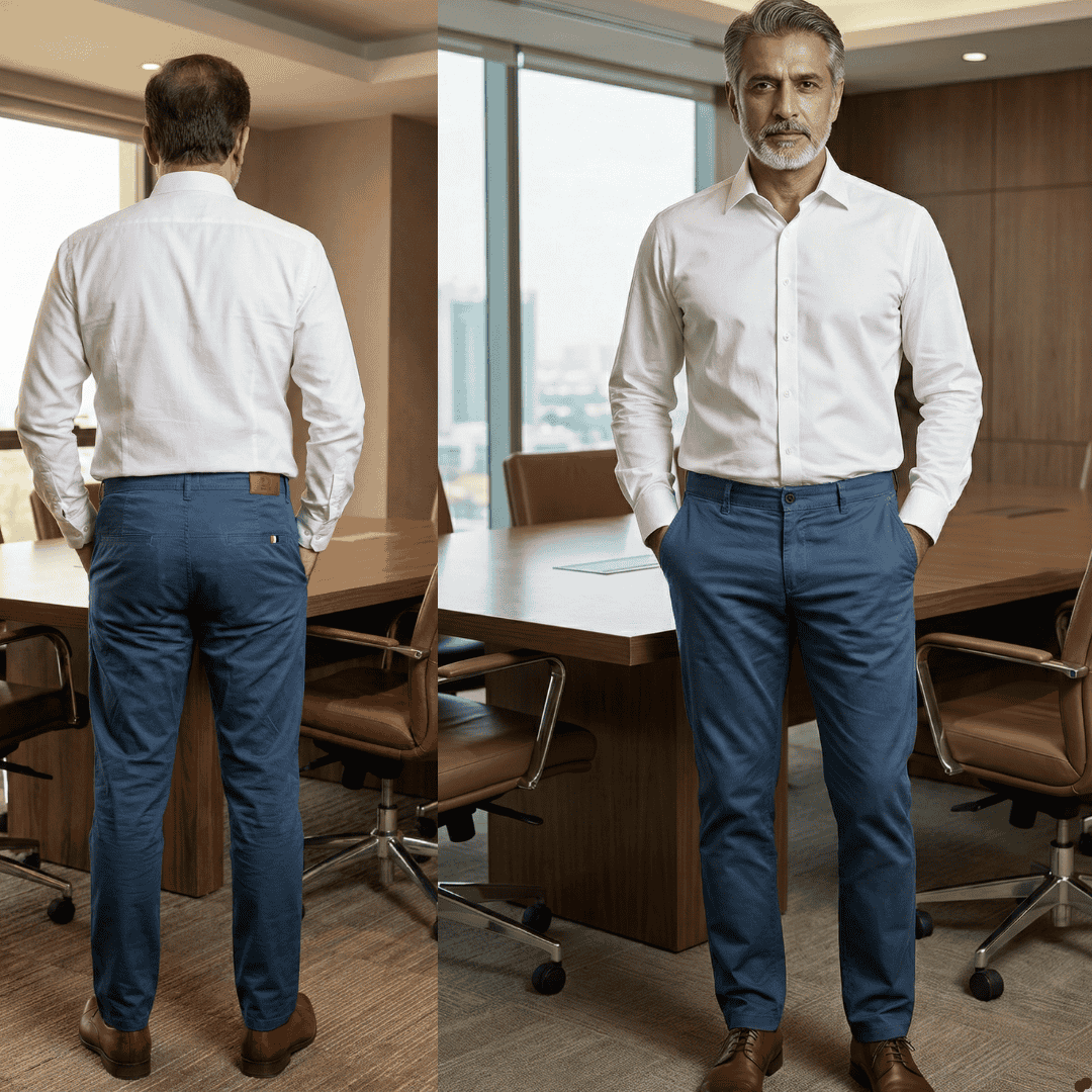 Cotton Twill Chino Pant for Men – Office & Smart Casual Wear For Summer