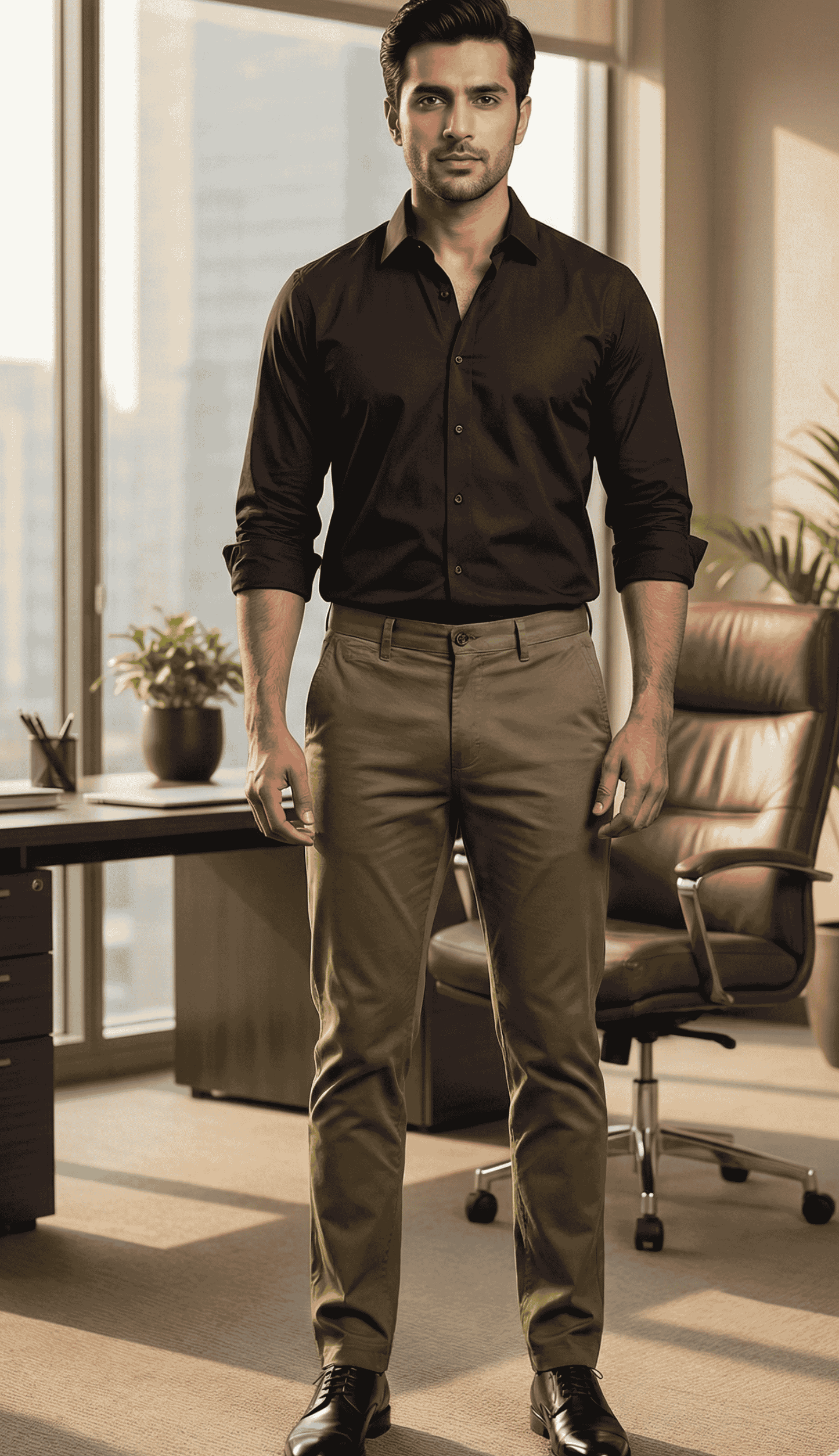 Cotton Twill Chino Pant for Men – Office & Smart Casual Wear For Summer