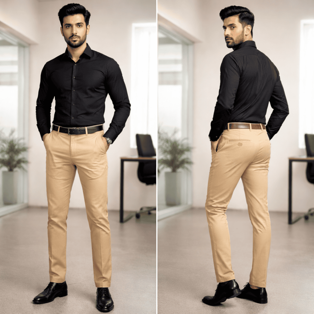 Cotton Twill Chino Pant for Men – Office & Smart Casual Wear For Summer